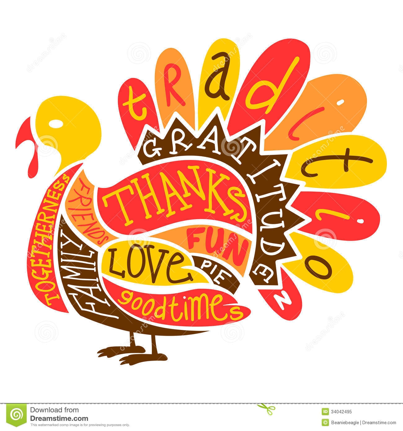 Thanksgiving Turkey Clipart . - Clipart Thanksgiving Turkey