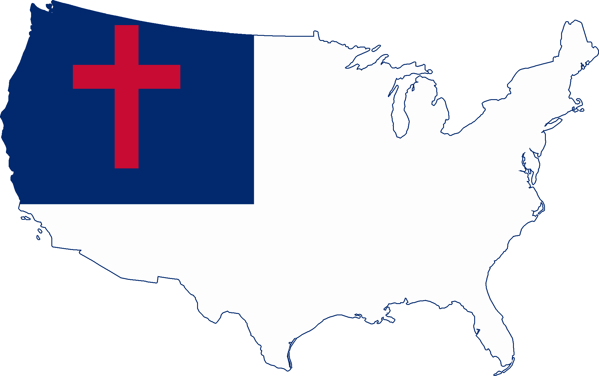 The Christian Flag Picture Pl - Christian Flag Clip Art