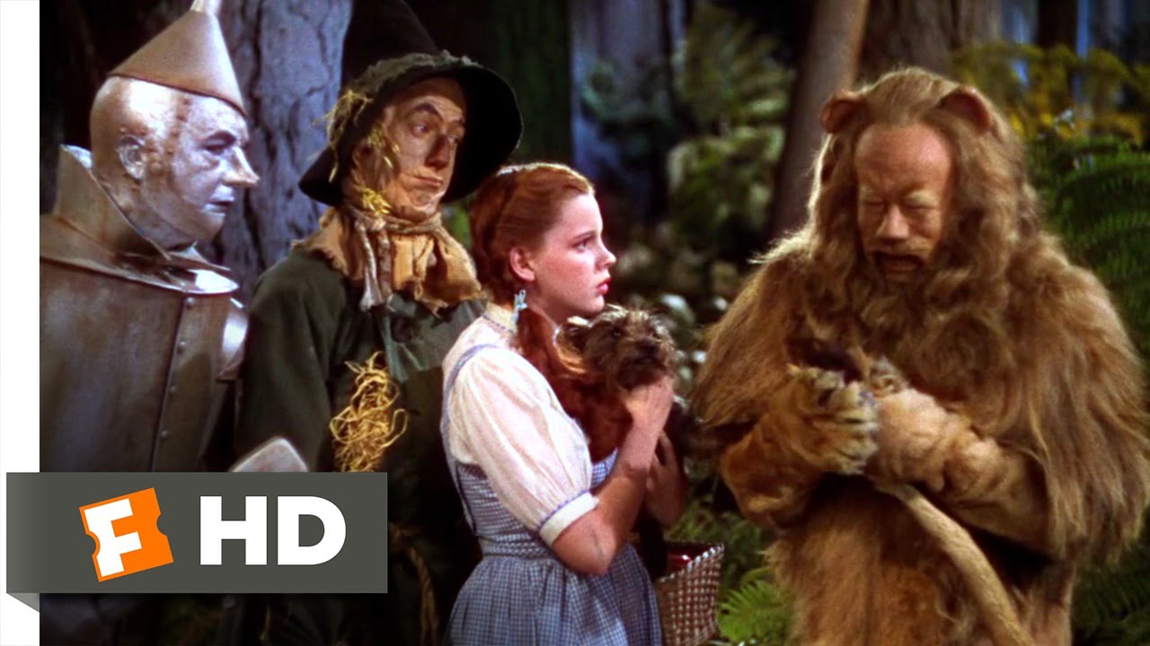 The Cowardly Lion - The Wizard of Oz (6/8) Movie CLIP (1939) HD - YouTube
