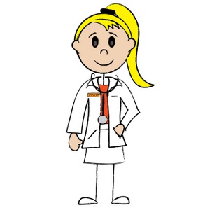 Doctor Clipart Image: Female Doctor