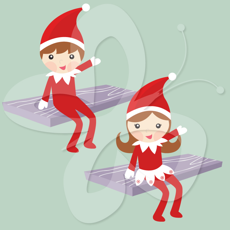 The Elf on the Shelf Clip Art Creative Clipart Collection
