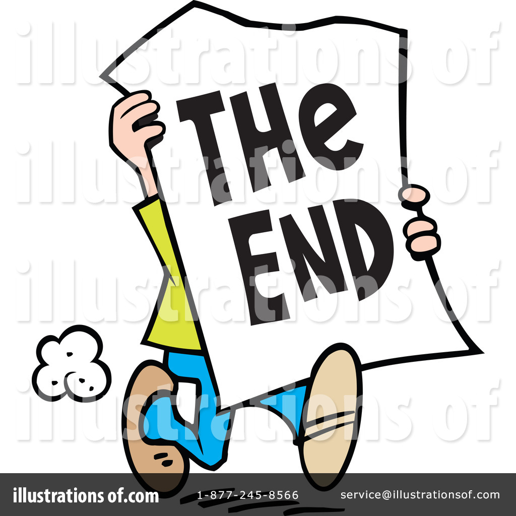 The End Sign Clip Art