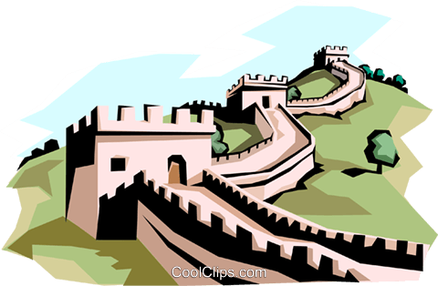 The Great Wall of China . - Great Wall Of China Clipart