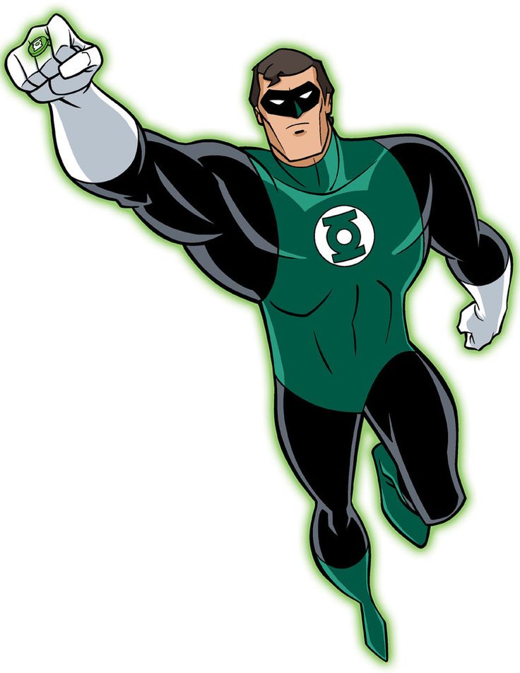 Green Lantern Iron-On Sticker