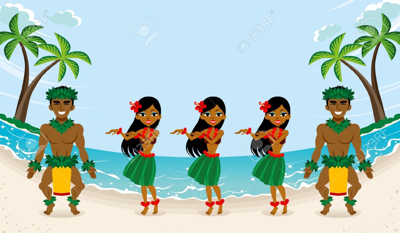 The . - Hula Clipart