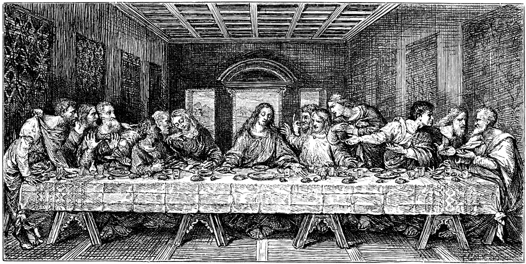Clip Art of the Last Supper