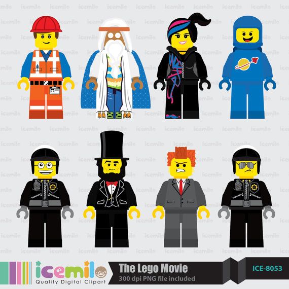 The Lego Movie Digital Clipart