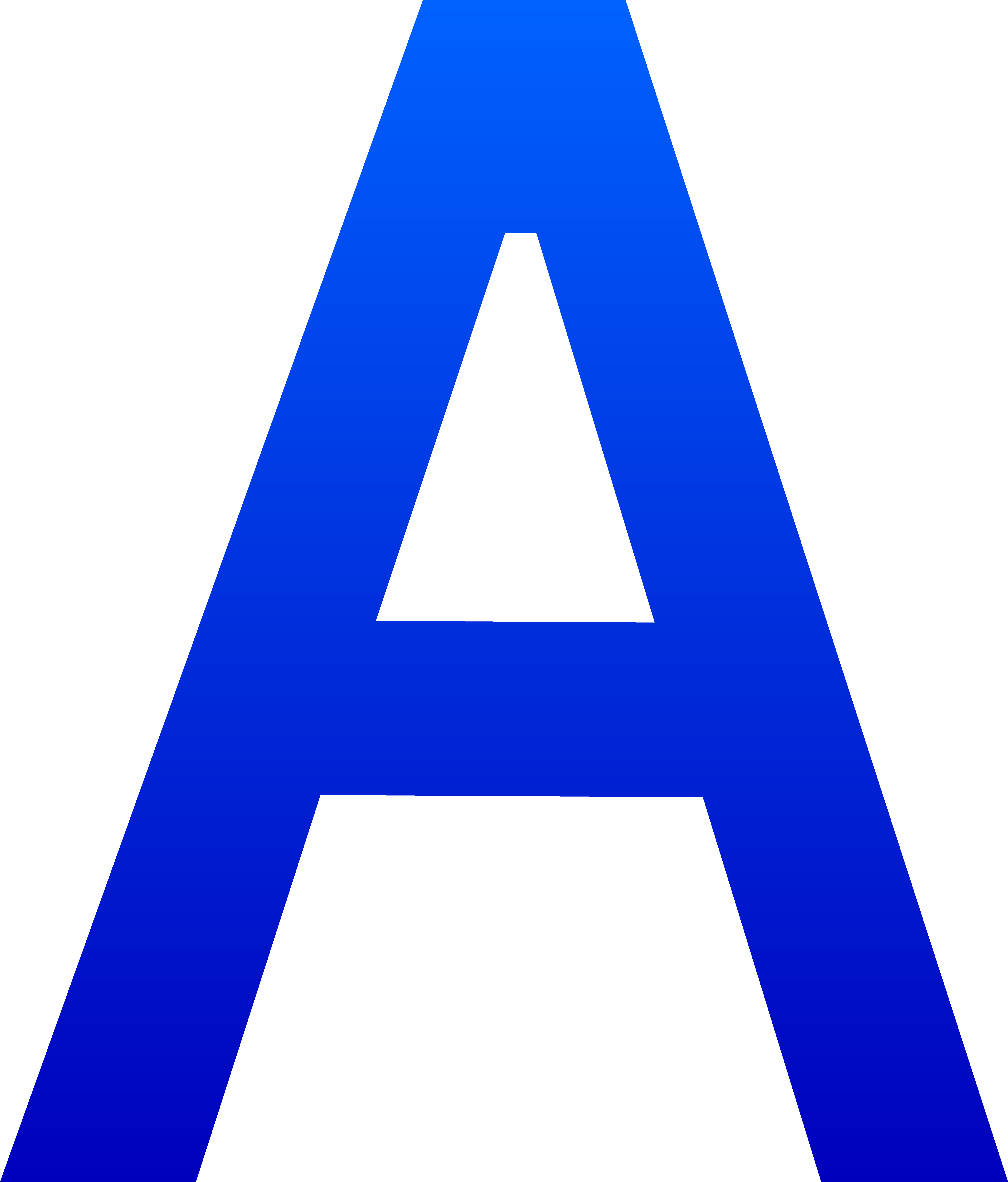 The Letter A - Free Clip Art