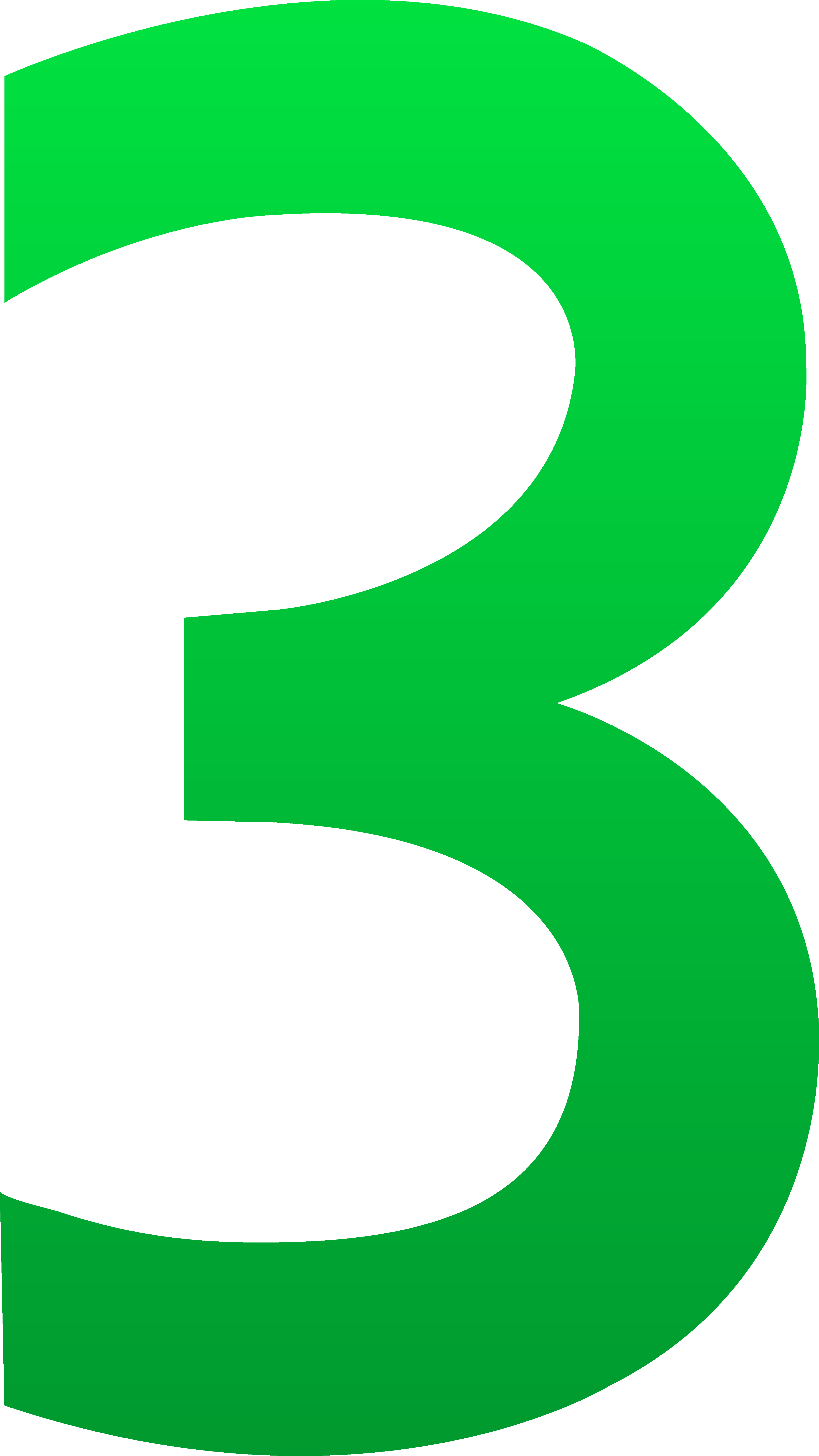 The Number Three - Free Clip  - Number 3 Clip Art