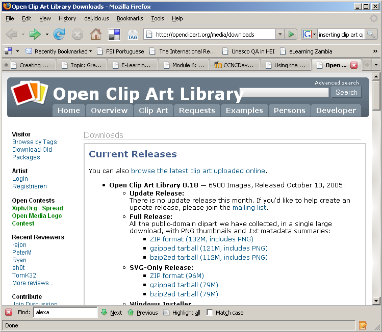 the Open Clip Art Library