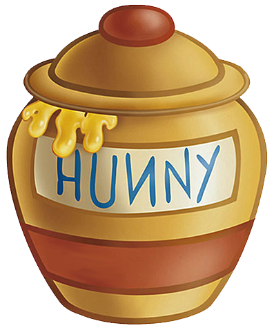 The Pooh Honey Clipart . - Honey Pot Clip Art