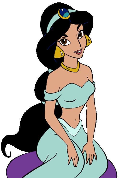 The Princess And The Frog Cli - Jasmine Clipart