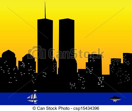 ... the twin towers in the United States of America - the twin... ...