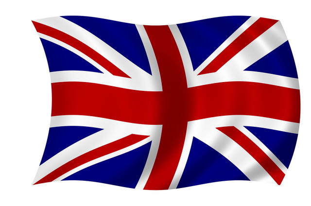 british flag - flapping briti