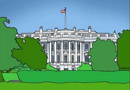 White house clip art - .