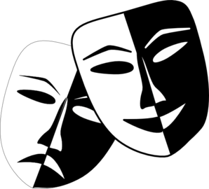 Theatre Masks Clip Art At Clker Com Vector Clip Art Online Royalty