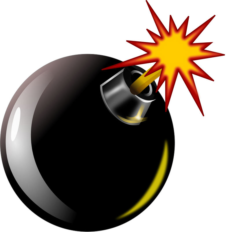 There Is 40 Cartoon Bomb Free - Bomb Clipart