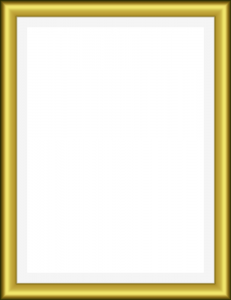 Thick Gold Frame - Gold Frame Clipart