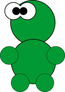 Little Green Thing Clip Art - Thing Clipart