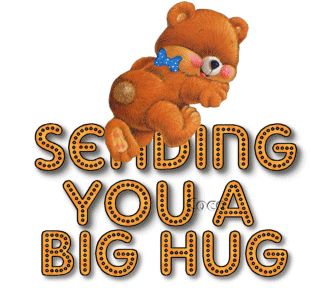 thinking of you feel better m - Clipart Hugs