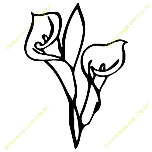 This Calla Lilies Clip Art Cl - Calla Lily Clip Art