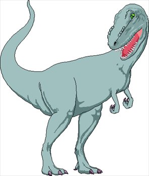 This Clip Art Picture Is Of A Tyrannosaurus Rex The T Rex Was A Large