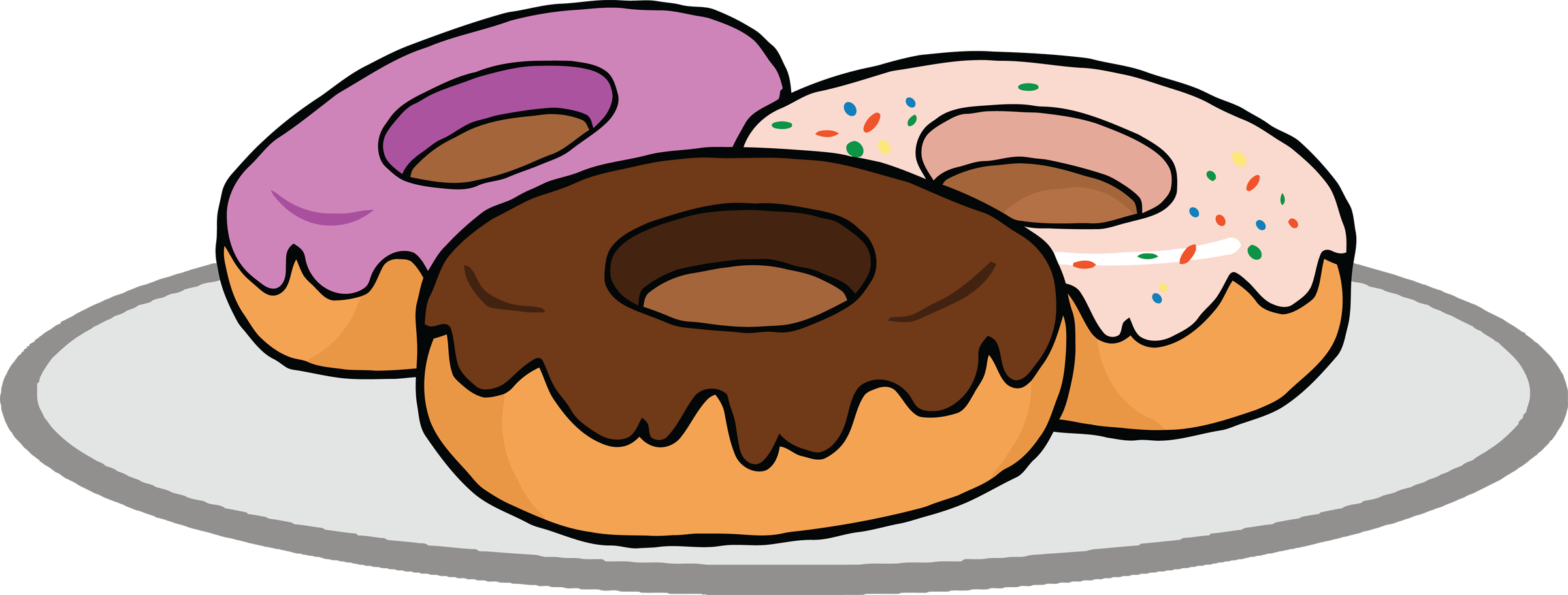This cute doughnut clip art .