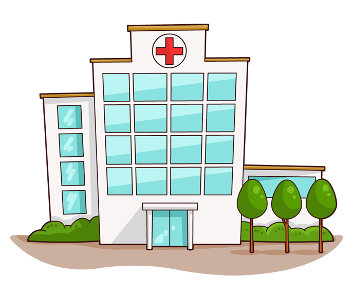 This nice cartoon hospital clip art is free for personal or commercial use. Use this clip art on your book illustrations, medical projects, school projects, ...
