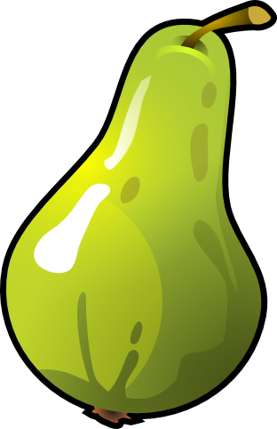 This nicely done green pear clip art is free for personal or commercial use. This clip art is licensed under a Creative Commons Attribution 3.0 Unported ...
