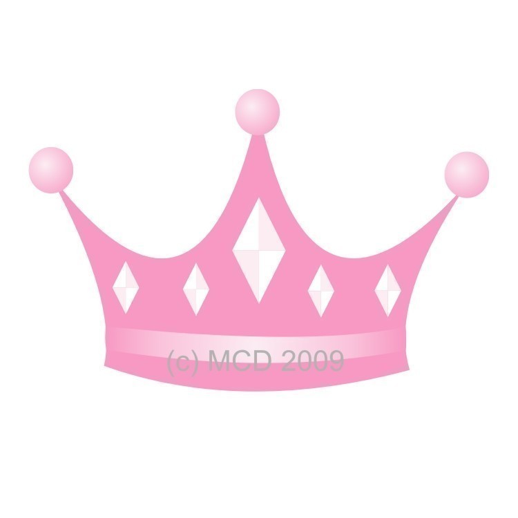 Pink Princess Crowns Logo