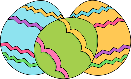 Three Easter Eggs - Clipart Easter