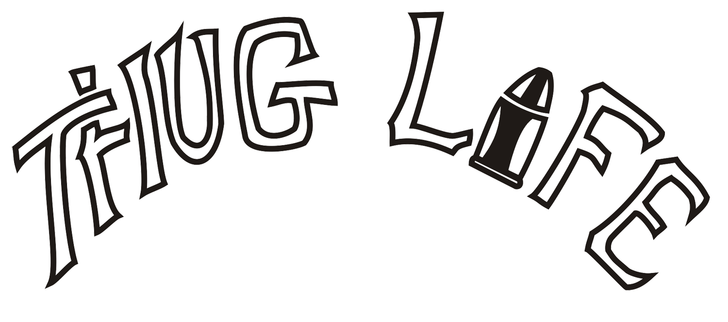 Thug Life Text PNG Clipart