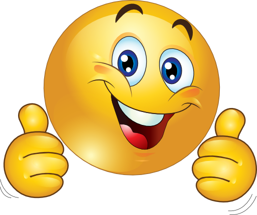 Smile thumbs up clip art clip