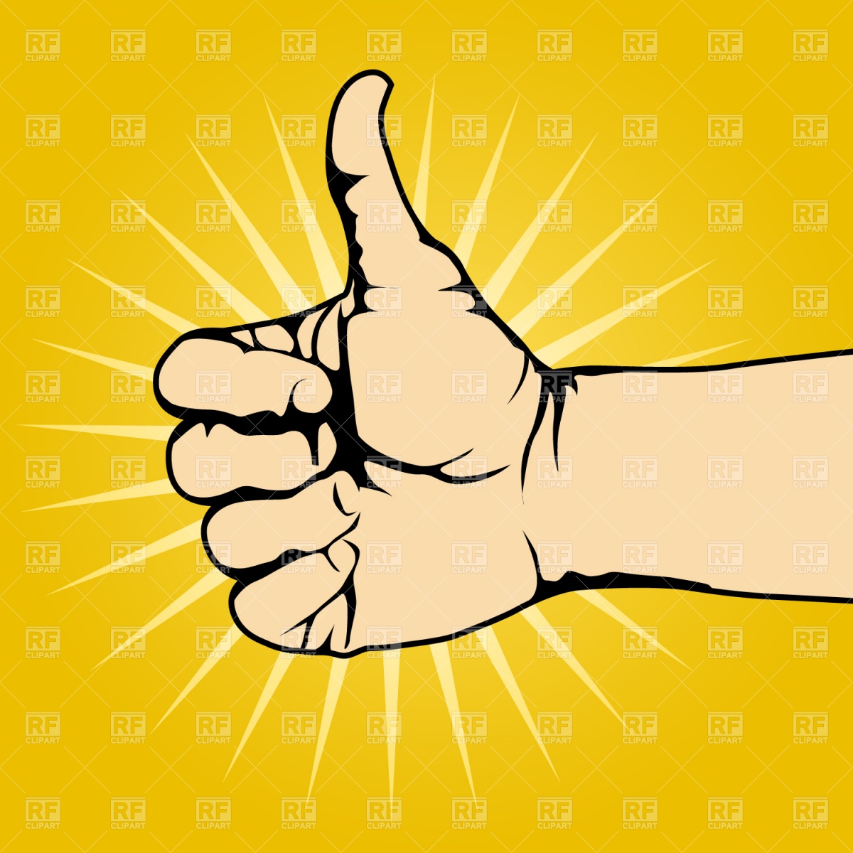 thumbs up clipart