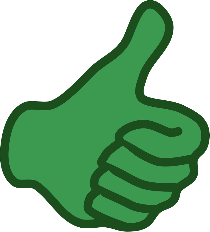 ... Thumbs up clipart ...