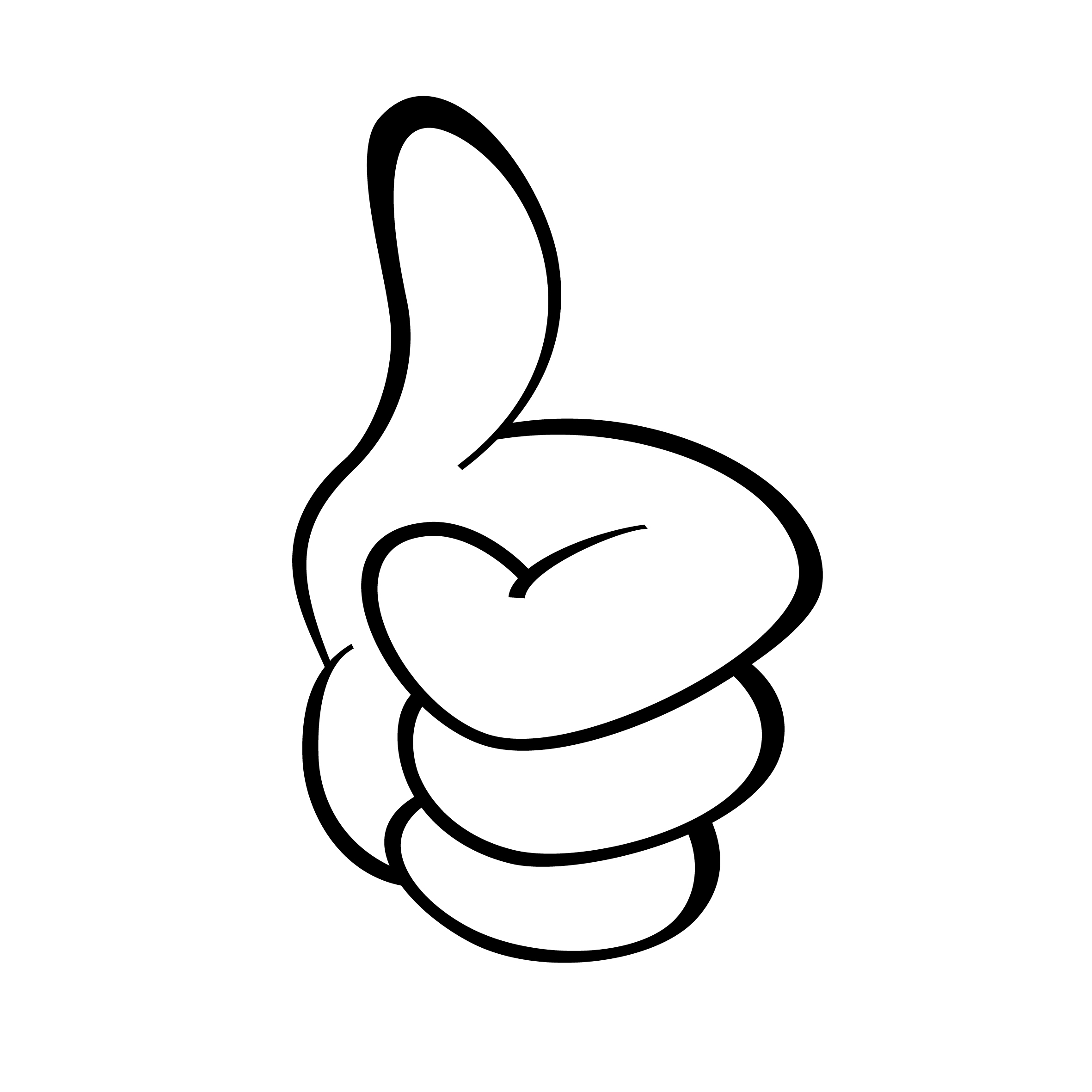 Thumbs up smily clipart