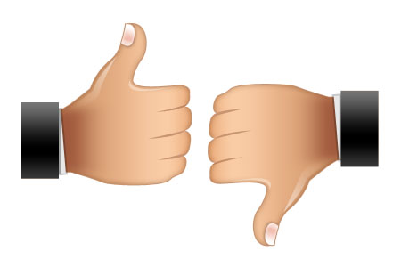 ... Thumbs Up Thumbs Down Clipart ...