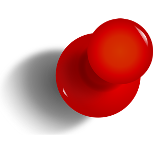 Thumbtack Pushpin Clipart Cli - Push Pin Clip Art