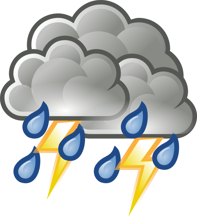 Thunderstorm Clip Art. Storm cliparts. Thunderstorm Pictures Image