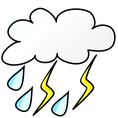 Thunderstorm Free Clipart #1