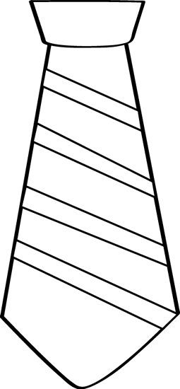 Tie Clipart Black And White Black And White Striped Tie