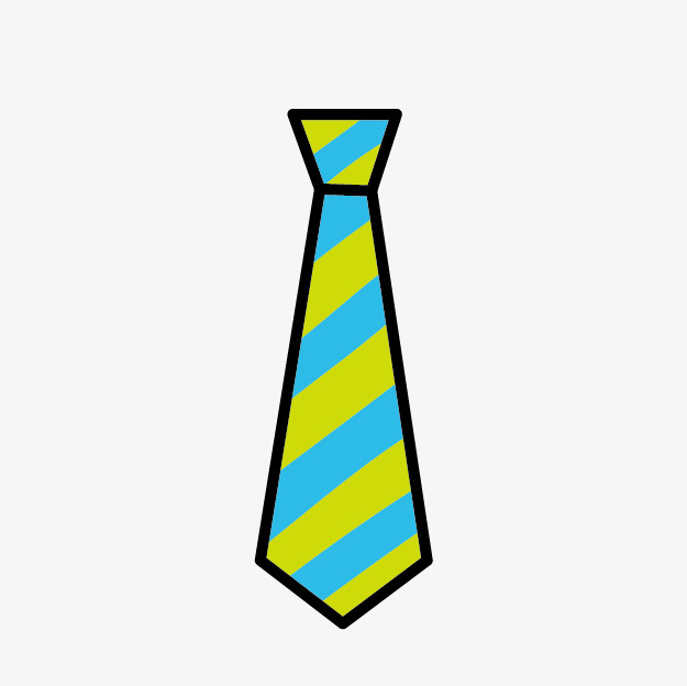 color cartoon tie, Cartoon Tie, Striped Tie, Tie PNG Image and Clipart