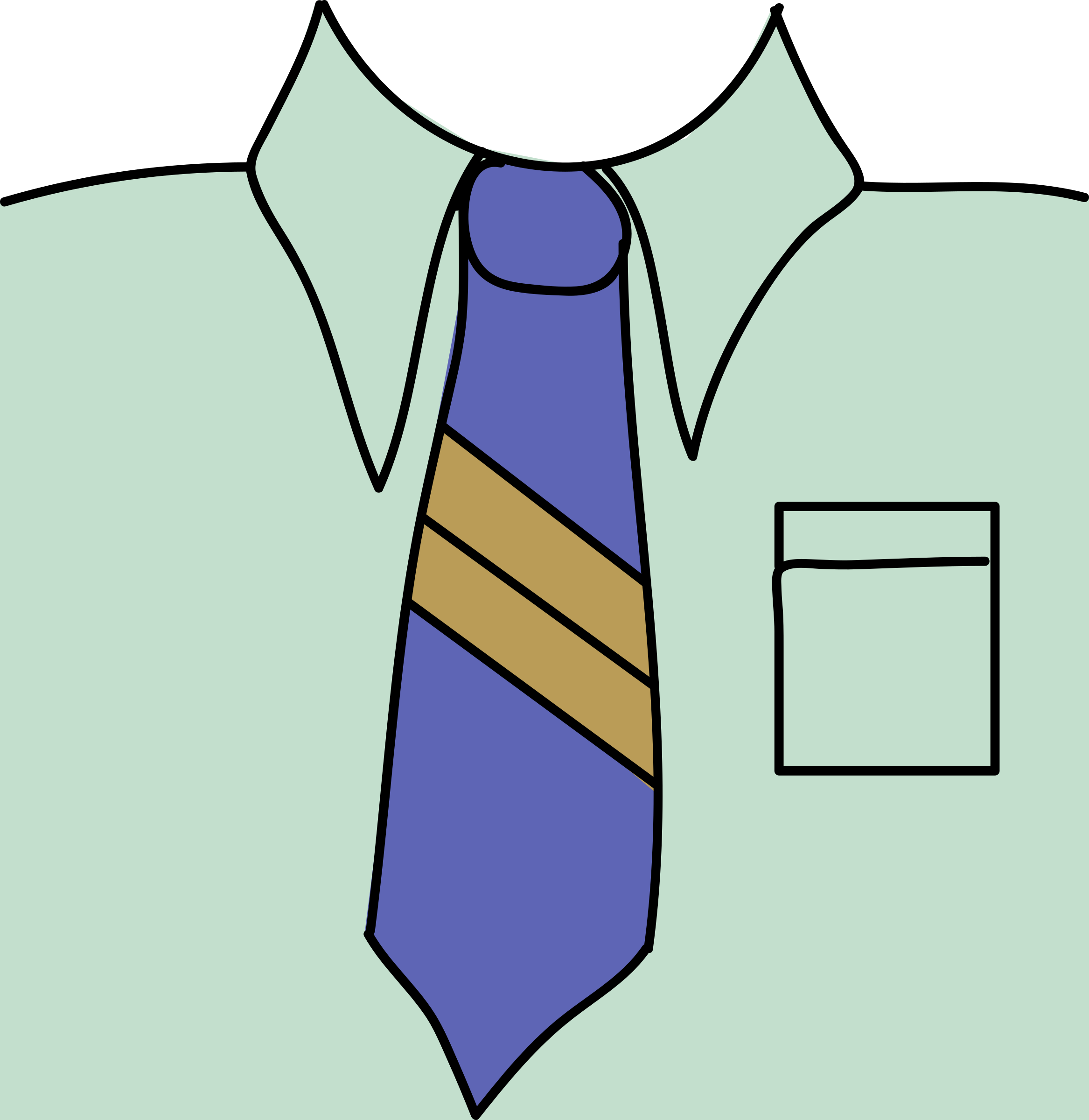 Tie Clipart blue tie