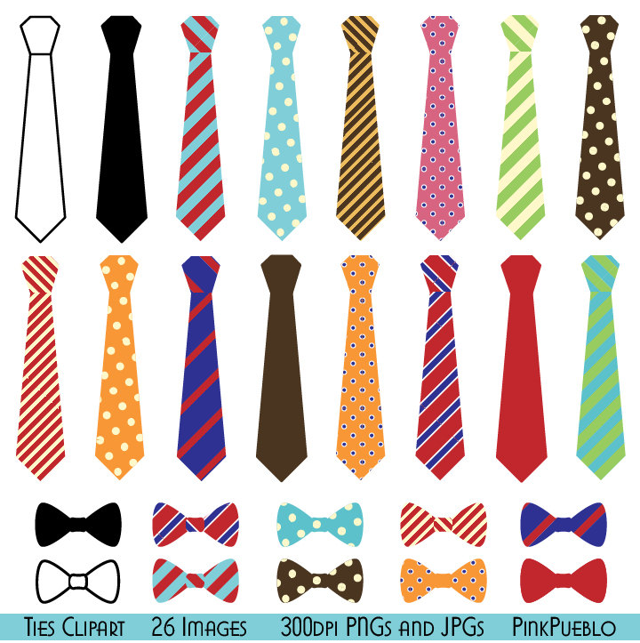 Ties Clipart Clip Art, Bow Ties Clip Art Clipart - Commercial and Personal Use