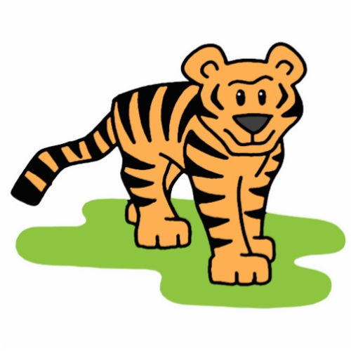 Cute Tiger Clipart Black And 