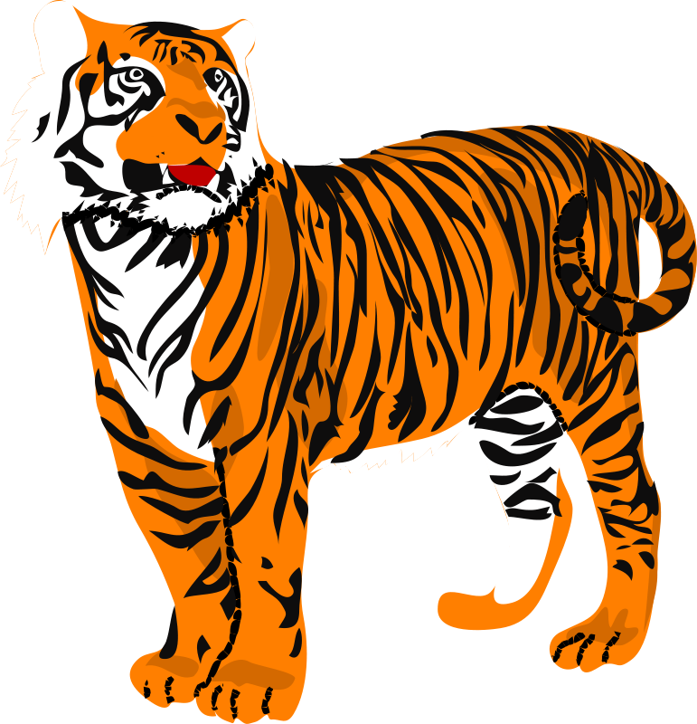Tiger Football Clipart - Clip