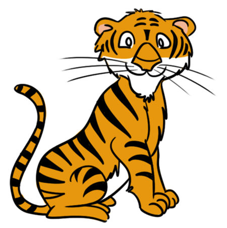 tiger free clip art image .