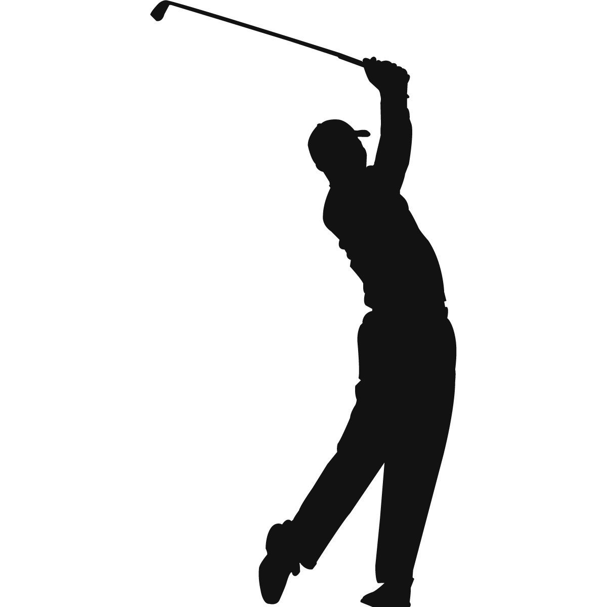 Golf Player Silhouette golf c - Tiger Woods Clipart