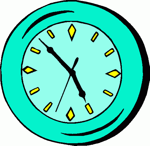 Break Time Clocks Clipart Cli