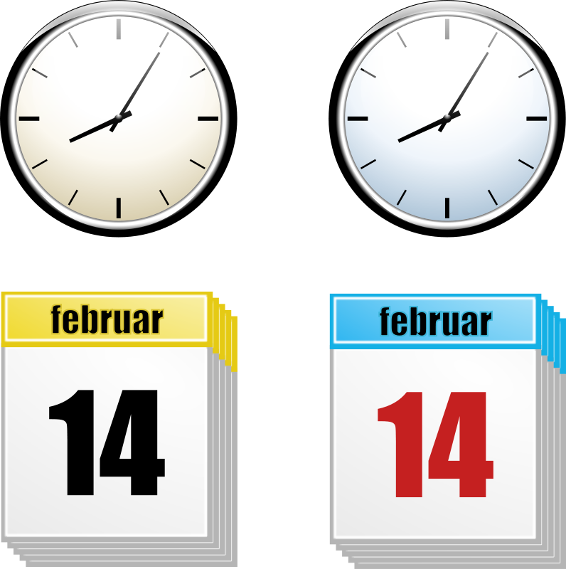 Timeline Clipart Rihard Clock Calendar Png
